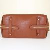 Chloé bag worn on the shoulder or carried in the hand in brown grained leather - Detail D5 thumbnail