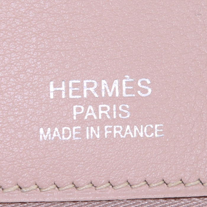 Borsa Hermès Birkin Ghillies 35 cm in pelle Swift bicolore beige e etoupe - Detail D3