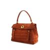 Yves Saint Laurent Muse Two small model handbag in brown suede - 00pp thumbnail