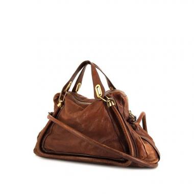Chloé Paraty handbag in brown leather