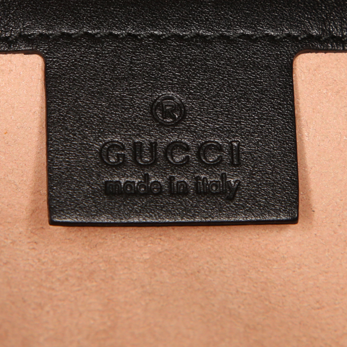 Gucci  Dionysus handbag  in black leather - Detail D4