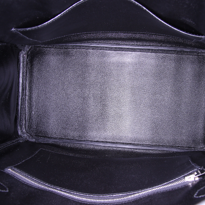 Borsa Hermès  Birkin 30 cm in coccodrillo niloticus nero - Detail D2