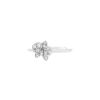 Cartier Caresse d'Orchidées small model ring in white gold and diamonds - 00pp thumbnail