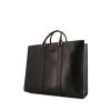 Gucci shopping bag in black grained leather - 00pp thumbnail