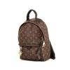 Louis Vuitton Palm Springs Backpack small model backpack in brown monogram canvas and black leather - 00pp thumbnail