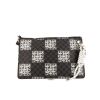 Pochette Louis Vuitton Louis Vuitton Editions Limitées in tela a scacchi nera con motivo - 360 thumbnail