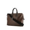 Louis Vuitton Voyage briefcase in brown monogram canvas and black leather - 00pp thumbnail