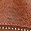 Porta-documentos Louis Vuitton Voyage en lona Monogram marrón y cuero natural - Detail D3 thumbnail