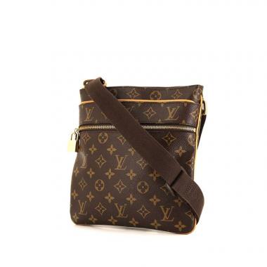 Louis Vuitton Valmy shoulder bag in brown monogram canvas and natural leather
