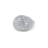 Vintage boule ring in white gold and diamonds - 00pp thumbnail