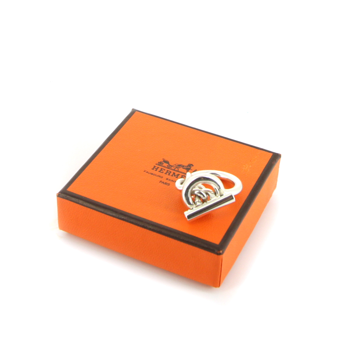 Sortija Hermès Croisette en plata - Detail D2