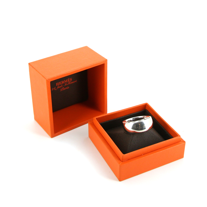 Bague Hermès Clarté en argent - Detail D3