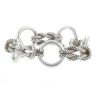 Bracciale Hermès Noeud Marin in argento - 00pp thumbnail
