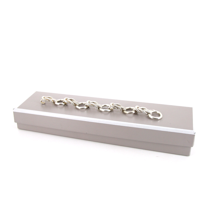 Bracciale Hermès Noeud Marin in argento