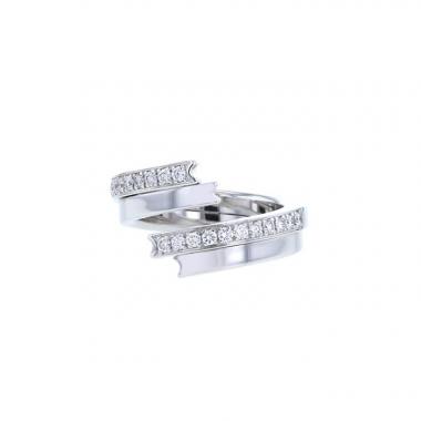 Sortija Chaumet Le Grand Frisson en oro blanco y diamantes