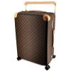 Louis Vuitton Horizon 70 suitcase in brown monogram canvas and natural leather - 00pp thumbnail