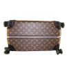Louis Vuitton Horizon 70 suitcase in brown monogram canvas and natural leather - Detail D4 thumbnail