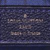Louis Vuitton Speedy 25 cm shoulder bag in blue empreinte monogram leather - Detail D4 thumbnail