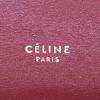 Celine shoulder bag in burgundy leather - Detail D3 thumbnail