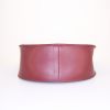 Celine shoulder bag in burgundy leather - Detail D4 thumbnail