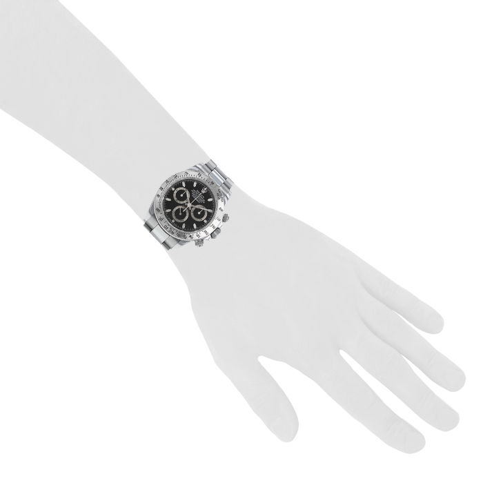 Rolex Daytona watch in stainless steel Ref:  116520 Circa  2002 - Detail D1