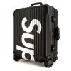 Rimowa Check-In Edition Limitée Supreme rigid suitcase in black and white bicolor polycarbonate and black plastic - 00pp thumbnail