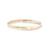 Cartier Trinity small model bracelet in yellow gold,  pink gold and white gold - 00pp thumbnail