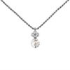 Boucheron 1980's necklace in white gold,  diamonds and rock crystal - 00pp thumbnail