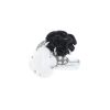 Chanel Camelia ring in white gold,  agate and onyx - 00pp thumbnail