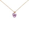 Dior Pré Catelan necklace in pink gold,  amethyst and diamond - 00pp thumbnail