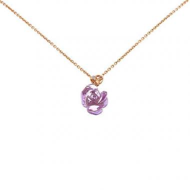 Collana Dior Pré Catelan in oro rosa,  ametista e diamante