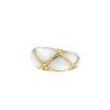 Geometric Van Cleef & Arpels 1990's ring in yellow gold, in mother of pearl and in diamonds - 00pp thumbnail