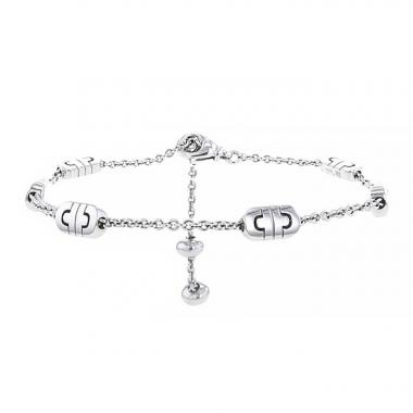 Flexible Bulgari Parentesi bracelet in white gold