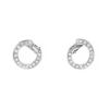 Vintage earrings in white gold and diamonds - 00pp thumbnail