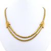 Flexible Vintage necklace in yellow gold - 360 thumbnail