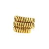 Half-flexible Bulgari Tubogas large model ring in yellow gold - 00pp thumbnail