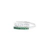 Vintage ring in platinium, diamonds and emerald - 00pp thumbnail