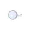 Poiray Fille Cabochon ring in white gold,  moonstone and diamonds - 00pp thumbnail