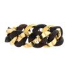 Vintage 1970's bracelet in yellow gold and ebony - 00pp thumbnail