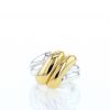 Hermès ring in yellow gold and silver - 360 thumbnail