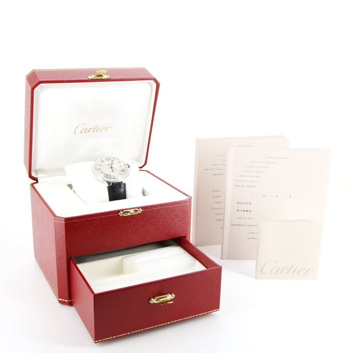 Cartier Ballon Bleu De Cartier watch in white gold Ref: 3000 Circa 2013 - Detail D2