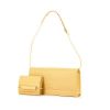 Pochette Louis Vuitton Honfleur en cuir épi jaune - 00pp thumbnail