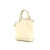 Louis Vuitton Lockit  handbag in cream color epi leather and cream color - 00pp thumbnail