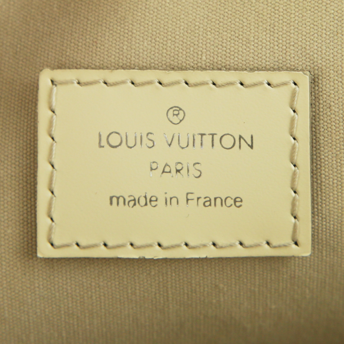Louis Vuitton Lockit  handbag in cream color epi leather and cream color - Detail D3