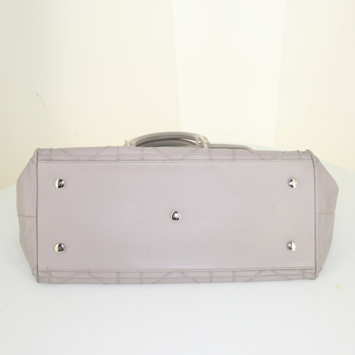 Bolso de mano Dior Granville en cuero parma - Detail D4