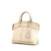 Bolso de mano Louis Vuitton Lockit  en cuero suhali color crema y cuero esmaltado color crema - 00pp thumbnail
