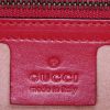Gucci Queen Margaret shoulder bag in red, cream color and navy blue tricolor leather - Detail D3 thumbnail
