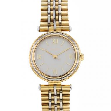 Montre Van Cleef 
Arpels en or blanc et or jaune Vers  1990
