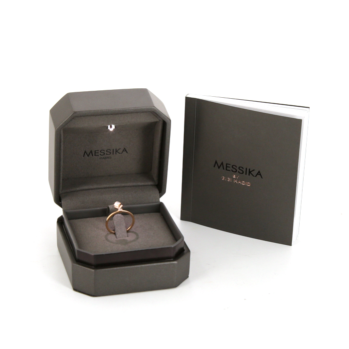 Anello Messika My Soul in oro rosa e diamanti - Detail D2