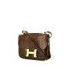 Hermes Constance handbag in brown-fauve crocodile - 00pp thumbnail